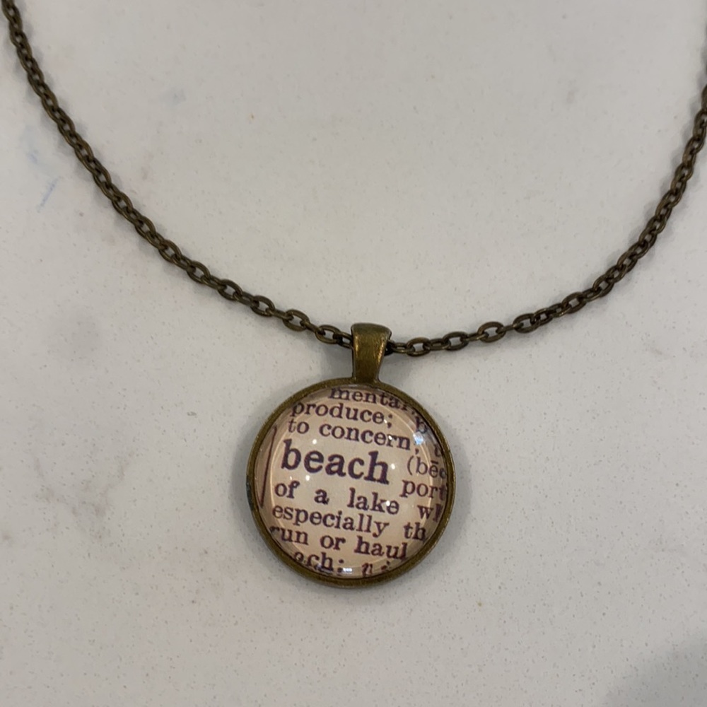 New In Box, Paper Towns Vintage “Beach” charm Necklace